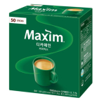 Maxim Kofeiinivaba Kohvisegu &ndash; 50 pulka | Korea 3-&uuml;hes kiirkohv | Kofeiinivaba, t&auml;ielik maitse 50 Sticks blue