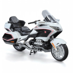1/11 skaala mootorratas Honda Gold Wing GL800 2021 mudel M&auml;nguasjad Sulam Valatud heli valguse amortisatsiooni simulatsioon Mootorrattad Kingitused valge