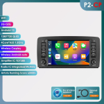 Hizpo 2Din Android 13 Autoraadio Mercedes Benz R-klassi W251 R300 R280 R320 2005-2017 jaoks Multimeedia Video M&auml;ngija Navigatsioon Intelligentne RDS GPS Carplay P2CP 4Core 2G 32G AI