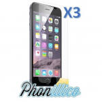 Film Protection Ecran - Phonillico&reg; - Apple iPhone 6S PLUS - Lot de 3 - Ultra-transparent - Blanc