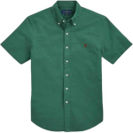 Polo Ralph Lauren SS24 Hobuse logo tikandiga puuvillane pestud l&uuml;hikeste varrukatega s&auml;rk Meeste s&auml;rgid Roheline 710755879-002 S