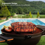 BBQ Grill Accessories Portable Versatile Easy to Clean Roasting Stand Nonstick for Hiking Yard