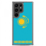 Coque T&eacute;l&eacute;phone &ndash; Samsung &ndash; Galaxy S23 Plus &ndash; Drapeau Kasahstan &ndash; Souple &ndash; mitmev&auml;rviline