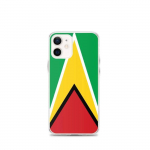 Coque T&eacute;lephone Drapeau Guyana &ndash; iPhone 12 mini