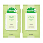 Point& Vege Cica Mild Cleansing Water Tissue (100 sheets &times; 2 packs)