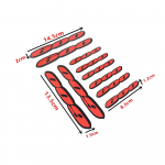 Mootorratta Voolukatte Komplekt Kere K&uuml;ljekleebised M&auml;rk Suzuki Honda Kawasaki Yamaha BMW 1000 750 600 Kleebised Embleem