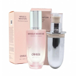 OHUI Miracle Moisture Essence 50ml + Refill 50ml Set | Skin Barrier Strengthening Hydrating Essence | Moisturizing Korean Skincare Duo 50ml + Refill 50ml Set