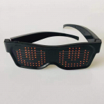 LED Magic USB laadimise DIY rakendus Juht Bluetoothi ​​helendavad prillid peole Red light
