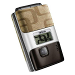 Renoveeritud Nokia Originaal Nokia 7200 2G Avatud Mobiiltelefon 1 SIM-kaardiga No charger pruun