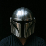 Kiivri koopia Autentne kroomterasest Cosplay kiiver Star Wars Beskarist inspireeritud