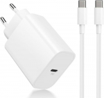 Laadija iPhone 16 15 Pro/Max/Plus/16E jaoks, 20W USB C seinadapter ja 2M Type-C kaabel, Kiirlaadija pistikupesa ja USB C kaabel, &Eacute;
