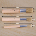 3 tk komplekt Puidust &scaron;abloonipintsel Kriidiv&auml;rv Naturaalne Puhas Seaharjastega Pintsel &Uuml;mar