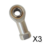 3xMini Air Cylinder Female Thread Fisheye Joint Rod Ends Bearings M10 x 1.25mm