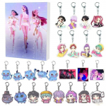 KPop Deemonik&uuml;tid 24 tk Advendikalendri karp Kawaii Akr&uuml;&uuml;lv&otilde;tmehoidja HUNTR X Rumi Mira Zoey Jinu Laste &Uuml;llatuskarp M&auml;nguasi Kingitus style A