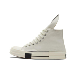 Rick Owens x Converse DRKSHDW DRKSTAR Chuck 70 High Egret Unisex tossud Valge Must 172346C 36.5