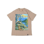 Nike ACG Crater Lake Graafilise Prindiga &Uuml;mmarguse Kaelusega L&uuml;hikeste Varrukatega T-s&auml;rk Meeste Topid Khaki DA4878-247 S
