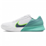 NikeCourt Air Zoom Vapor Pro 2 HC Valge Pestaud Sinakasroheline Meeste Tennised Roheline-Strike Kesk&ouml;&ouml;-Sinine DR6191-103 41