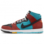Diorr Greenwood x Nike Dunk High SB Navajo Arts Unisex tossud Mitmev&auml;rviline T&uuml;rkiissinine-Sinine Must FQ1775-400 44