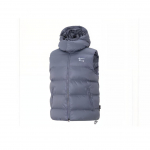 Nike T&auml;hestikuga Prinditud Kapuutsiga Tuulekindel Varrukateta Vest Meeste Vest Helehall FD6428-065 M