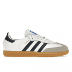 Adidas Samba OG Valge &Ouml;ine Indigo Kummist Unisex Tossud Pilve-Valge IF3814 44