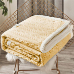 Kodu Paks vooditekk Kahepoolne lambaliha ka&scaron;miirist fliisist pleedi tekid talvesooja diivani kate Vasts&uuml;ndinu m&auml;his lastele vooditekk visata voodikate 100x150cm