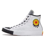 Converse Pop Art Unt1tl3d k&otilde;rged l&otilde;uenditossud unisex tossud valged mustad kollased 171734C 39.5