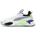 Puma Rs-X Geek Kangas V&otilde;rk S&uuml;nteetiline Nahk Spordikomfort Madalad Vabaajajalatsid Unisex Jalan&otilde;ud Valge Lilla Roheline 391174-05 36
