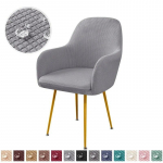 1/6 tk vetth&uuml;lgav k&otilde;rge tugitooli kate Elastne Polar fliisist s&ouml;&ouml;gitoa tugitooli kate Avaleht Hotel Seat Slipcover House De Chaise 1pcs Chair cover