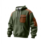 Meeste &uuml;hev&auml;rviline dressipluus kapuutsiga Meeste spordi suur suurus vabaaja dressipluus M veini