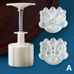 2 tk 75G k&uuml;psise tempel Hiina aasta kuukoogi vormikomplekt Draakon Ru Yi Ise-tee k&auml;sipress Fondant saiap&auml;ts majapidamisk&ouml;&ouml;gi t&ouml;&ouml;riist pidu