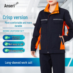 Ansaicui Long-Sleeved Reflective Work Uniform Set