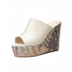 Naiste kiilkontsaga k&otilde;rge kontsaga sussid Naiste disainerplatvormsandaalid Trendikad mugavad pealesussid 2024 Uued suvised slaidid Naistele 35 beež