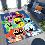 Multikas S-Naeratav C-Kriitrid Craftycorn Catnap Vaip Magamistoa Elutoa Diivani Kodu Uksemati Kaunistus, Suur Laste Mitte-libisev P&otilde;randamatt 100x120cm( 39x47in )