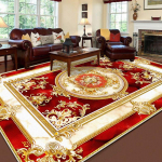 Retro Luksuslikud Pehmed Vaibad Elutuppa Euroopa Dekoratsioon Diivani Ala Libisemiskindlad P&otilde;randamatid Magamistuba Imeilus Vaip Kohandatav 120*160cm