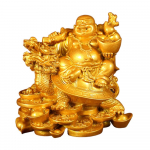 Hotei kujuke, Seitse &otilde;nnejumalat, Dekoratiivne ese, Hotei istub draakonkilpkonnal, Maitreya Bodhisattva, Buddha kuju, &Otilde;nn, Rikkus,