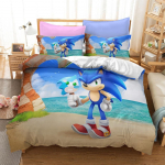 Sonic Kolme Seeria, Kolmeosaline Voodipesu Kodutekstiili Komplekt AU Single 140x210cm