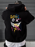 &Otilde;nnelik S&otilde;na Naljakas Isiksus V&auml;rviline Muster Kapuutsiga Jakk Meeste Tasku Koomiksid Pullover S&uuml;gis Pehme T&auml;navar&otilde;ivad Mood Hip Hop R&otilde;ivad S