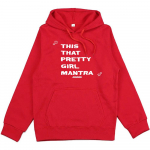 This That Pretty Girl Mantra Pusad JENNIE Singer Graafika Mood Dressid T&auml;navar&otilde;ivad Hip Hop Talve/s&uuml;gis kapuutsiga pulloverid 3XL