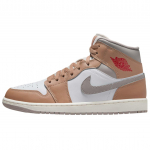 Air Jordan 1 Mid Kanep Valge Unisex Tossud College-Hall Tulepunane DQ8426-200 45