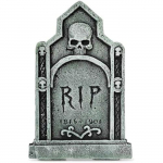 Pierre tombale - VIVING - Taille 32 x 3 x 53,5 cm - Couleur Gris - &Eacute;l&eacute;gante - Durable hall