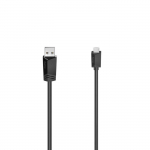 C&acirc;ble USB - HAMA - 00200608 - USB 2.0 - 1.50 m - USB-Micro-B m&acirc;le, USB-A m&acirc;le