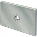 Platine de fixation - Universel - Harnais de comp&eacute;tition - 7/16 filetage - Gris - 5cm x 8cm