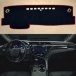 Car Inner Dashboard DashMat Black WIth Red rim Cover Pad For TOYOTA CAMRY 2018