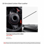 Betterhumz For Subaru BRZ/Toyota GR86 - Made of Alcantara Co-pilot trument Trim Stickers Tuning Car Interior Accessories Carbon Fiber Leather