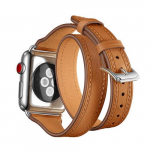 Topelttuur Apple'i kellarihmale 40 mm 44 mm 38 mm 42 mm Itaalia ehtsast nahast kellarihma k&auml;ev&otilde;ru iWatch seeria 3 4 5 se 6 rihma For 38mm-40mm