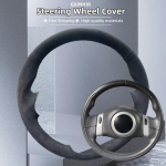 ization Car Steering Wheel Cover For BMW Mini Coupe 2001-2006 Convertible 2004-2008 For Mini R50 R53 R60 Suede Accessories Blue Thread