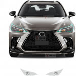 Lexus NX -2024 Autole Kokkup&otilde;rkevastane Esitulede Peeglikile TPU L&auml;bipaistev Kaitsekile Originaal Kleebised Transparent