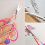 denivyse - Fish Stainless Steel Makeup Scissors Random Colors
