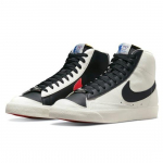 Nike Blazer Mid '77 EMB NBA 75. aastap&auml;ev Must/T&scaron;iilipunane/Kreemjas - DD8025101 EU 41 valge