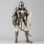 Keskaegne Barbuta Keha Kiiver T&auml;iuslik Halloweeni, Fantaasia Cosplay, LARP-i, Renessanssp&auml;eva Taastamiste Kingitus